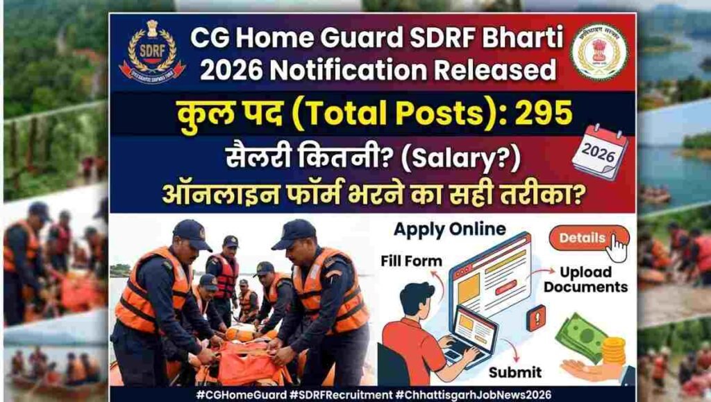 CG Home Guard SDRF Bharti 2026 Notification