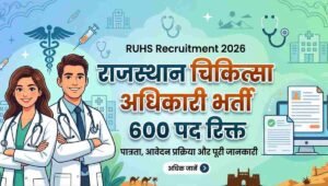 RUHS Medical Officer Recruitment 2026